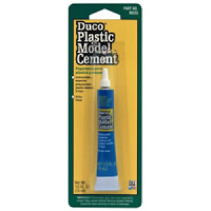DEVCON 90225 DUCO 1/2 OZ PLASTIC & MODEL CEMENT CLEAR CARDED
