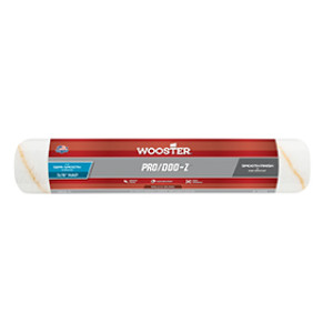 WOOSTER PRO/DOO-Z RR642-14 14" X 3/8" WHITE/GOLD STRIPES WOVEN ROLLER COVER