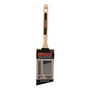WHIZZ BLACKMAX 02325 2-1/2" ANGLE SASH HIGH PERFORMANCE POLYESTER PAINT BRUSH