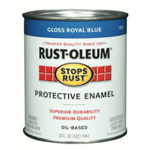RUST-OLEUM STOPS RUST 7727502 GLOSS PROTECTIVE ENAMEL ROYAL BLUE