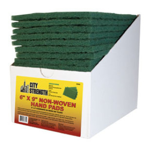 CITY STRENGTH 6" X 9" GREEN (320) NON-WOVEN PAD BULK