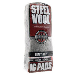 RHODES AMERICAN GRADE 4 STEEL WOOL 16 PAD LOAF