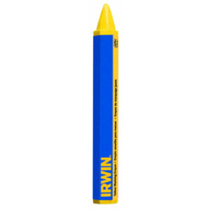 IRWIN STRAIT-LINE 66406 4-1/2" YELLOW MARKING CRAYON NON-TOXIC WATERPROOF BULK