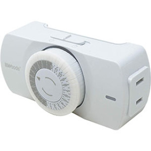 SOUTHWIRE 50101WD INDOOR 24HR MECHANICAL TIMER W/1 POLARIZED OUTLET 2-PRONG