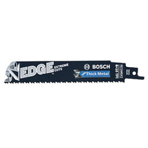 BOSCH RESM6X2 EDGE 6" 8/10 TPI METAL DEMOLITION RECIPROCATING SAW BLADE 5 PACK