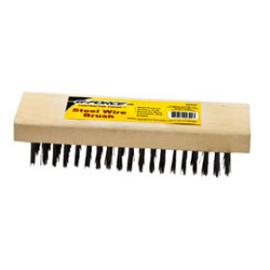 G-FORCE 44459 6 X 19 WOOD HANDLE BLOCK STEEL WIRE BRUSH