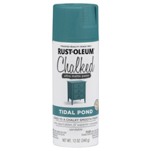 RUST-OLEUM SPECIALTY 302597 12 OZ CHALKED ULTRA MATTE SPRAY PAINT TIDAL POND
