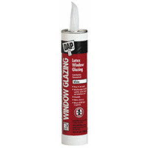 DAP 12108 '33' 10.1 OZ WHITE LATEX WINDOW GLAZING CAULK