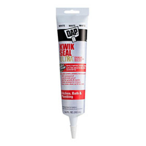 DAP 18914 KWIK SEAL 5.5 OZ ULTRA PREMIUM SILICONE SEALANT WHITE 18901