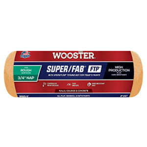 WOOSTER SUPER/FAB FTP RR925-9 9" X 3/4" GOLDEN YELLOW KNIT ROLLER COVER