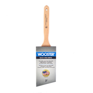 WOOSTER PRO 30 LINDBECK Z1293 3" BLACK CHINA BRISTLE ANGLE SASH BRUSH