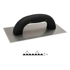 ALLWAY TOOLS 15123 SNTU2 SOFT GRIP LARGE U-NOTCHED TROWEL