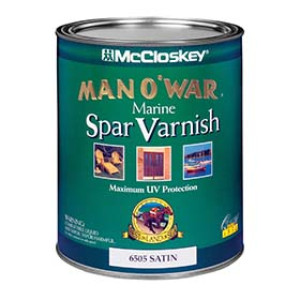 MCCLOSKEY MAN O'WAR 6505.005 SATIN MARINE SPAR VARNISH 350 VOC
