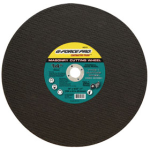 G-FORCE 44315 MASONRY CUTTING BLADE 14" X 5/32" X 1" TYPE 1 FOR CONCRETE SAW