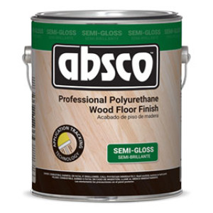 ABSCO 56201 SEMI GLOSS PROFESSIONAL POLYURETHANE FLOOR FINISH 275 VOC