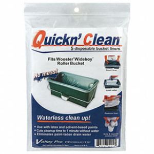 WOOSTER QUICK N CLEAN R472 WIDE BOY PLASTIC BAG LINER 5PC