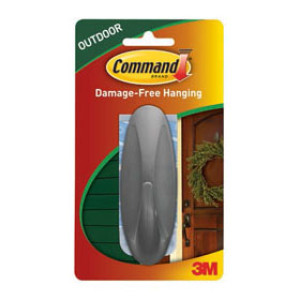 3M 17083BZ-AWES COMMAND LARGE OUTDOOR DESIGNER HOOK 1 HOOK / 2 STRIPS
