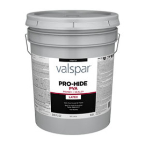 VALSPAR 91112.008 PRO-HIDE WHITE INTERIOR LATEX PVA PRIMER & SEALER