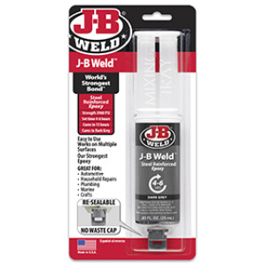 J-B WELD 50165 25 ML ORIGINAL COLDWELD STEEL REINFORCED EPOXY SYRINGE