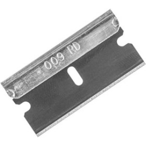 ACCUTEC PRO APBL-7051 .009 ALUMINUM BACK BLUE SINGLE EDGE BLADE (100PK)