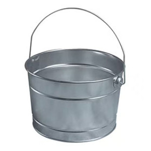 LEAKTITE 1130947 2.5 QUART METAL PAIL WITH HANDLE