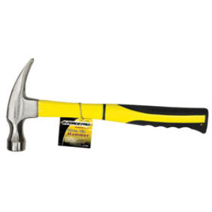 G-FORCE 21068 20 OZ RIP HAMMER JACKETED FIBERGLASS WITH ERGO GRIP HANDLE