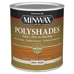 MINWAX 61320444 320 POLYSHADES SATIN PECAN STAIN