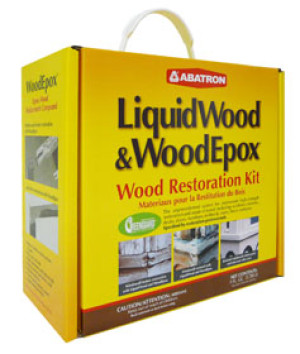 ABATRON WR4QKR LIQUID WOOD / WOODEPOX WOOD RESTORATION KIT 4 QUART BOX