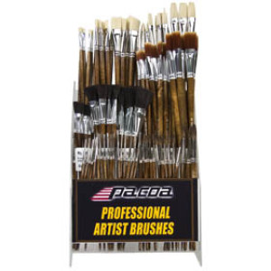 PACOA ARTIST BRUSH 108PC DISPLAY W/CABINET