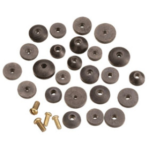 PLUMB PAK PP805-21 FAUCET WASHER BEVELED ASSORTED WITH SCREWS