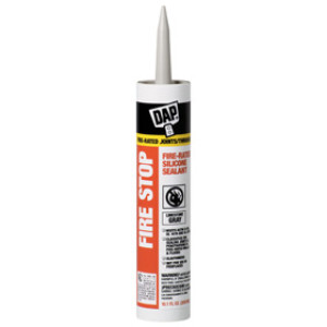 DAP 18806 10.1 OZ FIRE STOP LIMESTONE GRAY FIRE-RATED SILICONE SEALANT CAULK