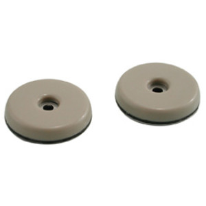 SHEPHERD 9452 SLIDE GLIDE 1" ROUND PADS WITH SCREWS AND ADHESIVE (8CD)