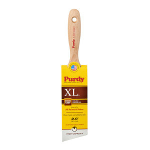 PURDY 144424420 2" XL HIGH CAPACITY NYLON/POLY ANGULAR TRIM BEAVERTAIL BRUSH