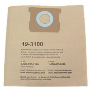 19-3100 STANLEY DUST FILTER BAG FITS 5-8 GALLON ONLY