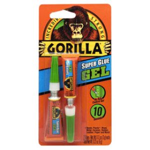 GORILLA GLUE 7820002 3G GORILLA SUPER GLUE GEL TUBES 2PK