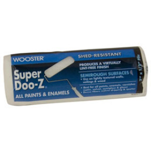 WOOSTER SUPER DOO-Z R204-7 7" X 1/2" WHITE WOVEN PAINT ROLLER COVER