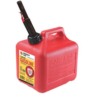 MIDWEST 2310 2 GAL EPA/CARB QUICK FLOW SPOUT GAS CAN PLASTIC RED