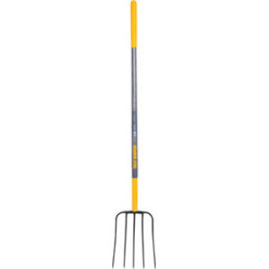 AMES 2812300 MANURE FORK 5 TINE NORTH AMERICAN HARDWOOD HANDLE CUSHION GRIP