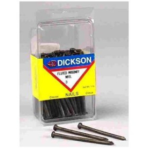 PRIME SOURCE 3TFMAS1 3" FLUTED MASONRY NAILS 1 LB 17470