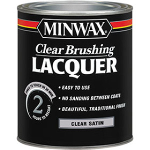 MINWAX 155100000 SATIN CLEAR BRUSHING LACQUER