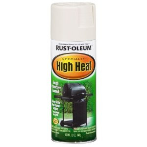 RUST-OLEUM SPECIALTY 7751830 12 OZ HIGH HEAT WHITE SPRAY PAINT SATIN FINISH