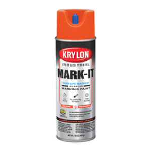 KRYLON K00732108 FLUORESCENT RED ORANGE MARK-IT W/B INVERTED MARKING PAINT
