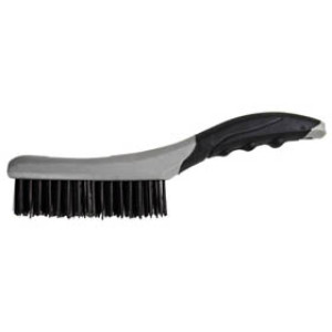 G-FORCE 44436 4 X 17 SOFT GRIP SHOE HANDLE STEEL WIRE BRUSH