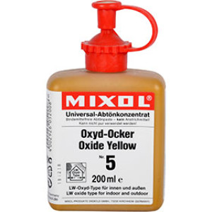 MIXOL G/05 200 ML LW-OXIDE-TYPE OXIDE YELLOW UNIVERSAL TINTING PASTE