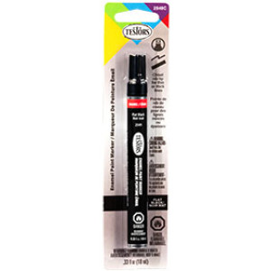 RUST-OLEUM TESTORS 2549 1/3 FL OZ BLACK FLAT ENAMEL PAINT MARKER