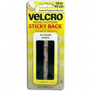 VELCRO 90078 18" STICKY BACK TAPE BLACK