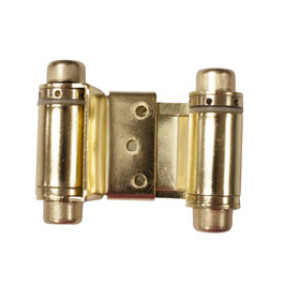 G-FORCE 43050 2" BRASS PLATED DOUBLE ACTING HINGE CARDED