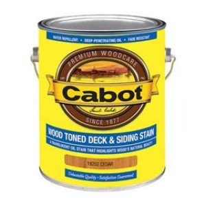 CABOT 19202.007 CEDAR WOOD TONED DECK & SIDING STAIN VOC OIL MODIFIED