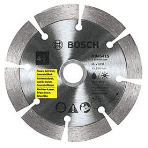 BOSCH DB4541S 4.5" STANDARD SEGMENTED RIM DIAMOND BLADE FOR ROUGH CUTS