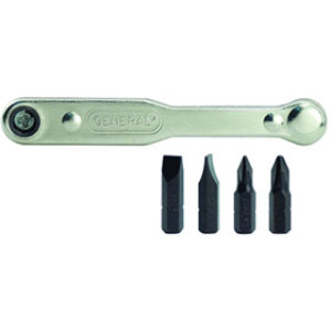 GENERAL TOOLS 8071 42673 5PC PROFESSIONAL RATCHET OFF-SET SCREWDRIVER SET